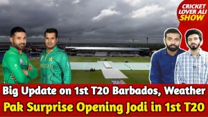 Read more about the article Bad News on Weather in Barbados!, Pakistan vs West Indies 1st T20 in Danger
