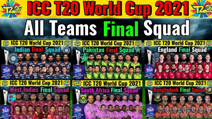 You are currently viewing آئی سی سی ٹی 20 ورلڈ کپ 2021: تمام ٹیمیں 15 ممبر سکواڈا۔