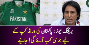 Read more about the article بریکنگ نیوز : پاکستان کی ورلڈ کپ کے لیے جرسی کب آئے گی! جانیے