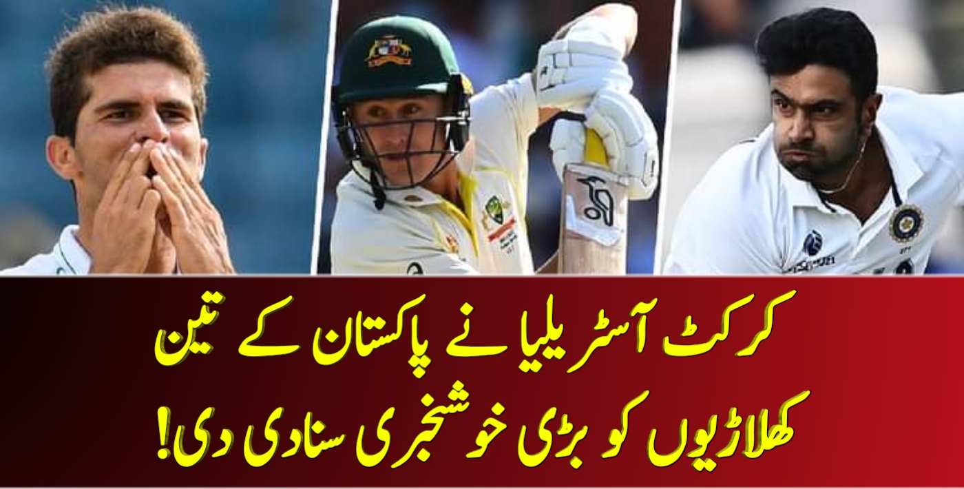 You are currently viewing کرکٹ آسٹریلیا نے پاکستان کے تین کھلاڑیوں کو بڑی خوشخبری سنادی دی!